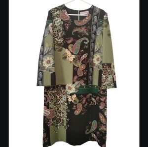 Floral Patchwork Dress